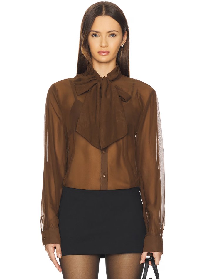 MORE TO COME Cinrella Sheer Top