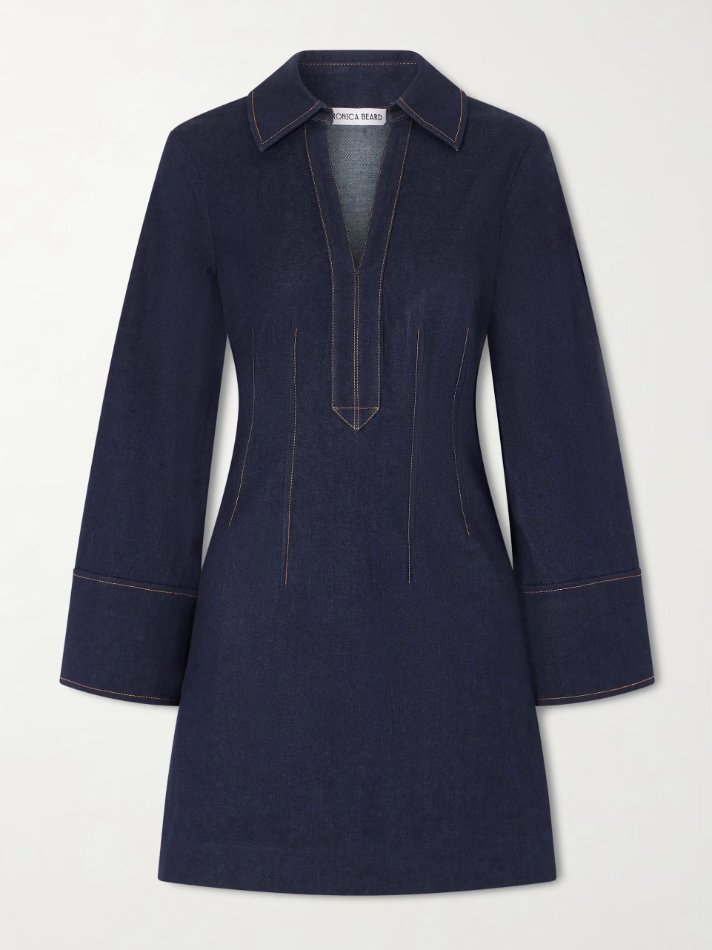 Veronica Beard Raymond denim mini dress