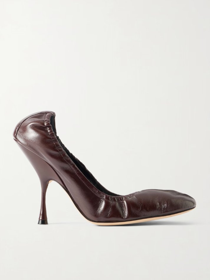Phoebe Philo Pucker pumps in leather