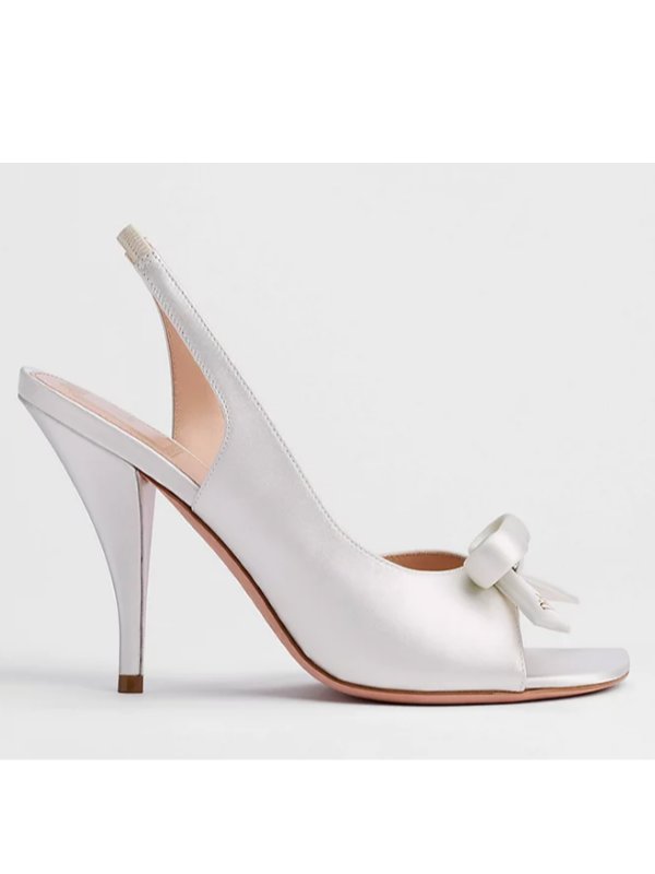 Dior Dior Bow Heeled Slingback Sandal - Women's Shoes