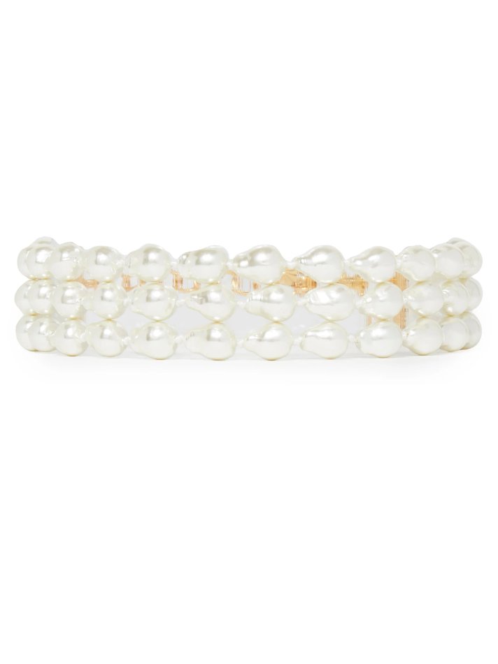 PEARL DIANA TRIPLE ROW CHOKER