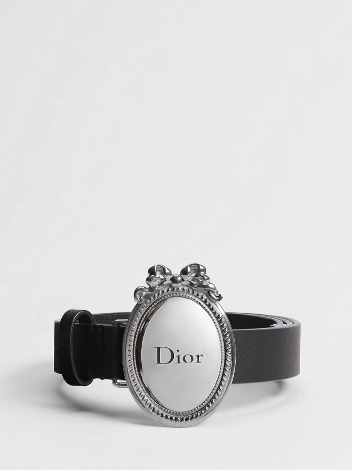 Dior Médaillon Belt Black Smooth Calfskin, 25 MM